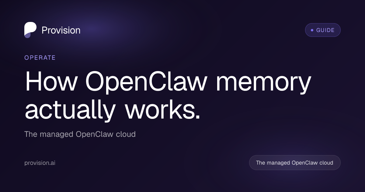 OpenClaw Memory — How It Works (and How to Keep It)